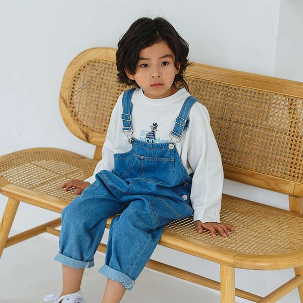 jenna beibei spring 2021 children's wear solid color korean loose pants blue suspenders casual mid waist jeans
jenna beibei spring 2021 children's wear solid color korean loose pants blue suspenders casual mid waist jeans