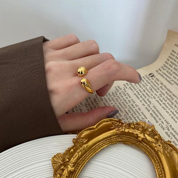 cluster rings aensoa unique design smooth gols color couple simple metal women men lovers open ring minimalist wedding jewelry, Golden;silver
cluster rings aensoa unique design smooth gols color couple simple metal women men lovers open ring minimalist wedding jewelry, Golden;silver