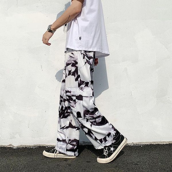 men's pants casual pant men summer 2021 loose wide leg ribbon suit straight streetwear vintage fashion trousers for man, Black
men's pants casual pant men summer 2021 loose wide leg ribbon suit straight streetwear vintage fashion trousers for man, Black