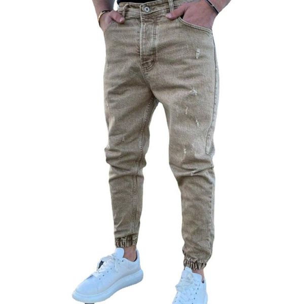 men's jeans men pants casual cotton denim trousers multi pocket cargo fashion ripped green coffe pencil, Blue
men's jeans men pants casual cotton denim trousers multi pocket cargo fashion ripped green coffe pencil, Blue