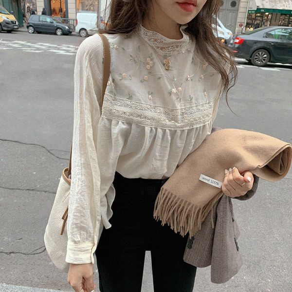 cyjr elegant new lace turtleneck hollow shirt embroidered floral women's blouses long sleeve 5a31, White;black
cyjr elegant new lace turtleneck hollow shirt embroidered floral women's blouses long sleeve 5a31, White;black