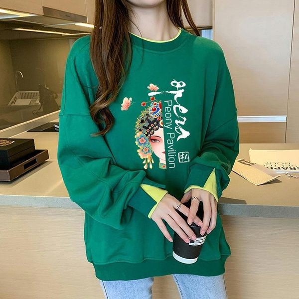 women's hoodies & sweatshirts 2021 fashion fake two women sweetshirts o-neck casual students autumn winter grunge long sleeve loose pul, Black
women's hoodies & sweatshirts 2021 fashion fake two women sweetshirts o-neck casual students autumn winter grunge long sleeve loose pul, Black