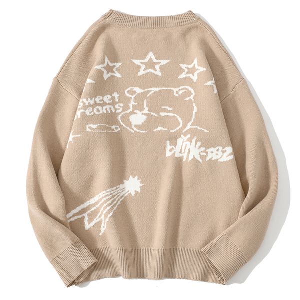 new bear 2021 print knitted autumn harajuku sweater oversize hip hop streetwear cotton pullover loose men clothing 1ray, Black;white
new bear 2021 print knitted autumn harajuku sweater oversize hip hop streetwear cotton pullover loose men clothing 1ray, Black;white