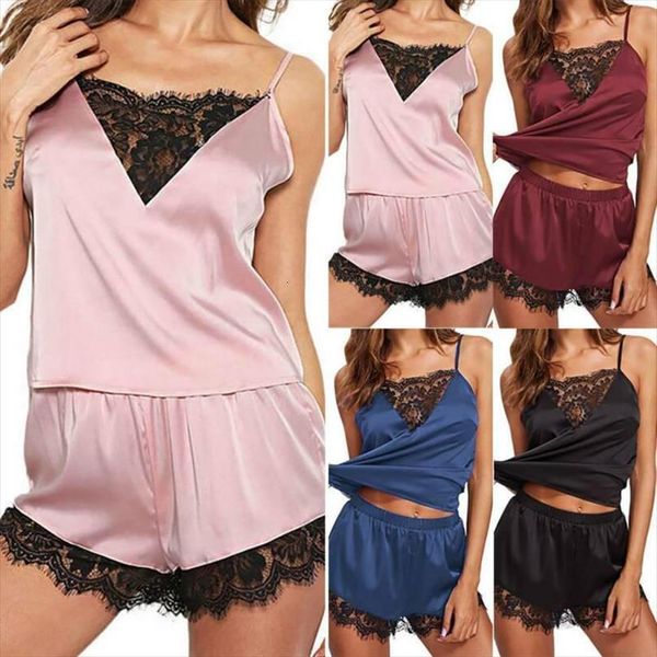 summer strappy lace two women sleepwear peices suits sleep lingerie sets ladies leisure nightwear, Black;red
summer strappy lace two women sleepwear peices suits sleep lingerie sets ladies leisure nightwear, Black;red