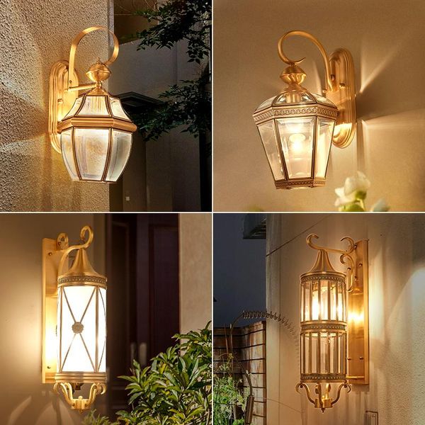 all copper wall lamp european outdoor waterproof wall lamp bedside villa garden balcony corridor aisle lamps
all copper wall lamp european outdoor waterproof wall lamp bedside villa garden balcony corridor aisle lamps