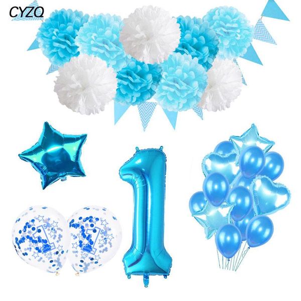 party decoration baby shower first birthday balloons blue pink happy kids boy girl 1 year decor
party decoration baby shower first birthday balloons blue pink happy kids boy girl 1 year decor