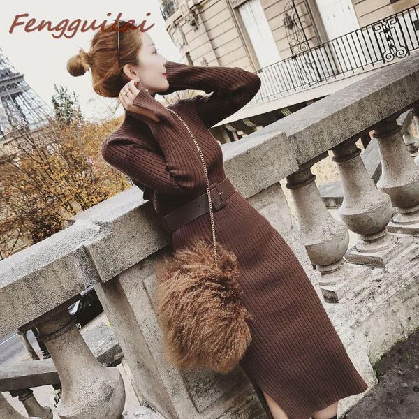 casual dresses chic oversize thick long sweater dress women half-high autumn winter straight female slim knit, Black;gray
casual dresses chic oversize thick long sweater dress women half-high autumn winter straight female slim knit, Black;gray