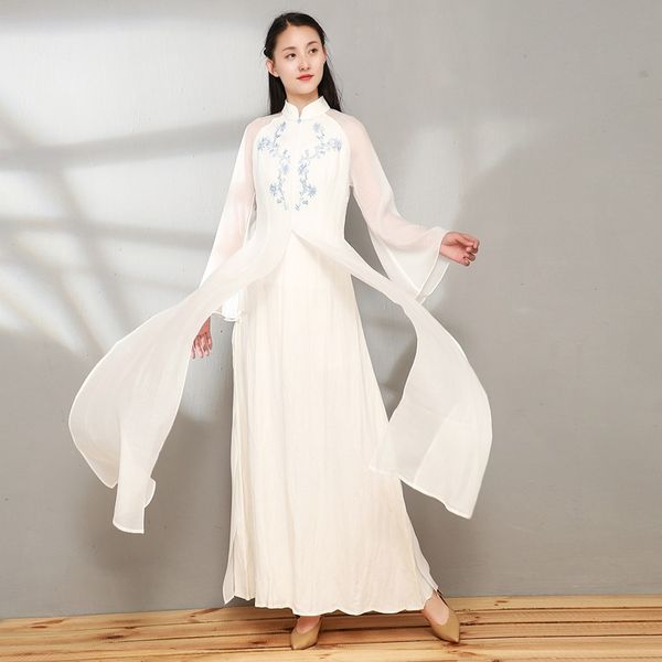 white modern chinese dress long sleeve mandarin collar vestidos festa female oriental dress max elegant chinese dresses 11235, Red
white modern chinese dress long sleeve mandarin collar vestidos festa female oriental dress max elegant chinese dresses 11235, Red