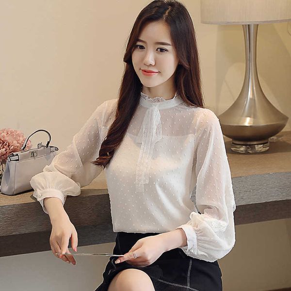 korean fashion women blouses office lady chiffon long sleeve plus size woman lace bow shirt 210531, White
korean fashion women blouses office lady chiffon long sleeve plus size woman lace bow shirt 210531, White
