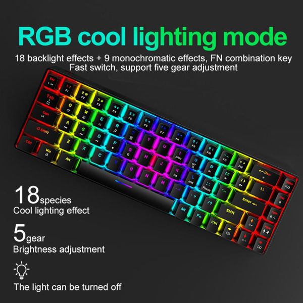 keyboards t8 rgb mechanical gaming keyboard blue switch 68 keys usb type c wired with 18 lights effect for deskpc gamer
keyboards t8 rgb mechanical gaming keyboard blue switch 68 keys usb type c wired with 18 lights effect for deskpc gamer
