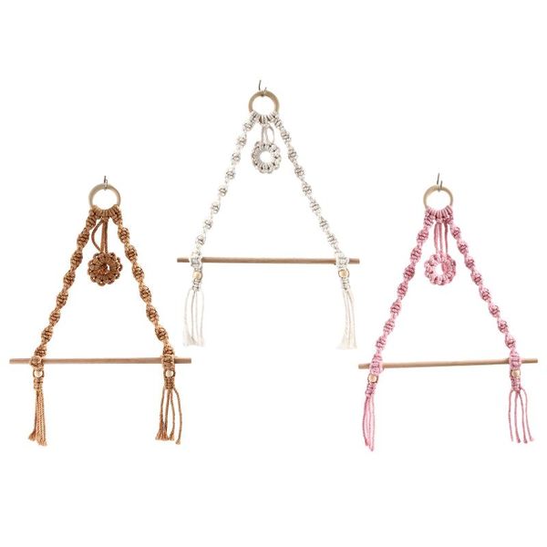 simple wall hanging towel paper towel rack bedroom living room decoration hand-woven storage rack toilet paper holder rope
simple wall hanging towel paper towel rack bedroom living room decoration hand-woven storage rack toilet paper holder rope