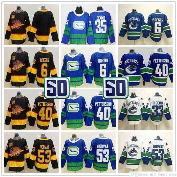 96 2019-20 new 50th black vancouver canucks 6 brock boeser 53 bo horvat 33 henrik sedin 35 thatcher demko 40 elias pettersson hockey jerseys
96 2019-20 new 50th black vancouver canucks 6 brock boeser 53 bo horvat 33 henrik sedin 35 thatcher demko 40 elias pettersson hockey jerseys