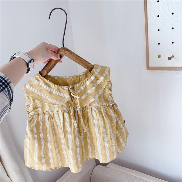 shirts 2021 summer korean style baby girls striped sleeveless blouses cute toddlers kids ruffles children, White;black
shirts 2021 summer korean style baby girls striped sleeveless blouses cute toddlers kids ruffles children, White;black