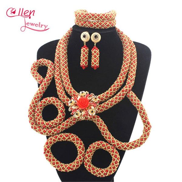 earrings & necklace charms luxury african nigerian wedding bridal beads beaded jewelry sets india dubai women n0080, Silver
earrings & necklace charms luxury african nigerian wedding bridal beads beaded jewelry sets india dubai women n0080, Silver