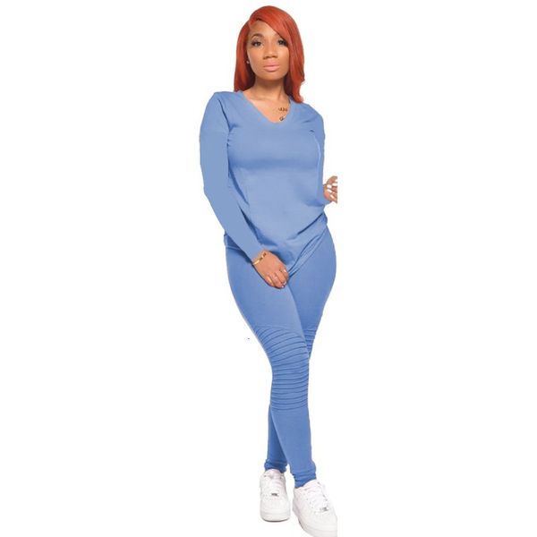 two parts women long sleeves decorate in v and folders stacked pants skinny set autumn casual solid women's outfit z1hq, Gray
two parts women long sleeves decorate in v and folders stacked pants skinny set autumn casual solid women's outfit z1hq, Gray
