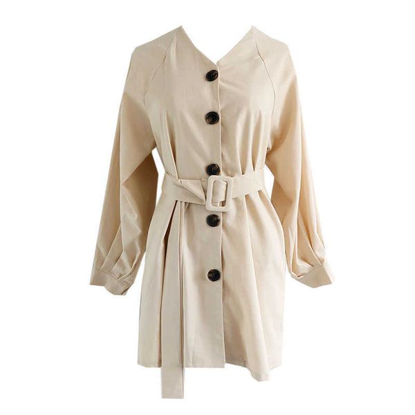 perhaps u beige army green long sleeve button v neck sash mini dress short dress spring autumn d0936 210529, Black;gray
perhaps u beige army green long sleeve button v neck sash mini dress short dress spring autumn d0936 210529, Black;gray