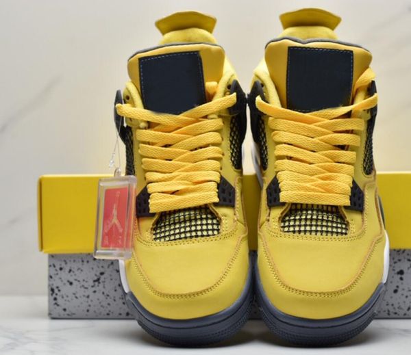 size 7~13 4 thunder tour blasketball shoes lightnings 4s yellow white-dark blue grey outdoor mens sneakers with box ct8527-700
size 7~13 4 thunder tour blasketball shoes lightnings 4s yellow white-dark blue grey outdoor mens sneakers with box ct8527-700