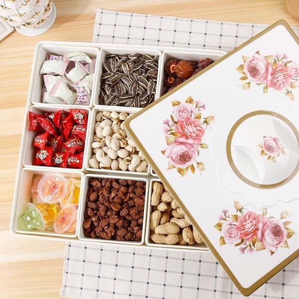 storage bottles & jars moisture-proof candy box sealed nut dry fruit tray home divided belt cover household disc seal u 
storage bottles & jars moisture-proof candy box sealed nut dry fruit tray home divided belt cover household disc seal u