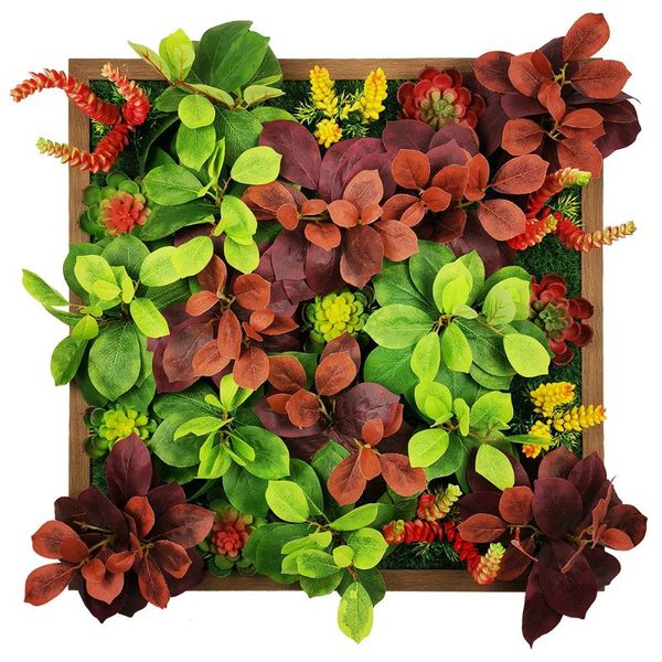 50*50cm square artificial mini plant succulent wall decor for interior decor
50*50cm square artificial mini plant succulent wall decor for interior decor