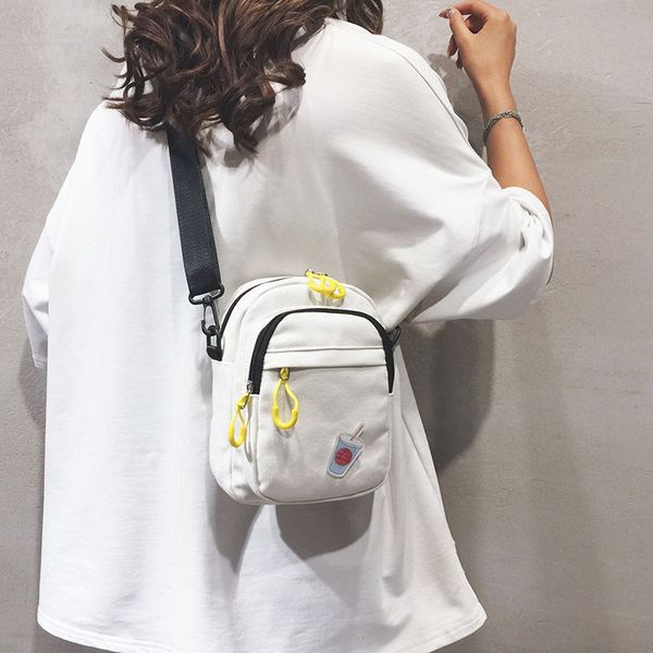 womens new canvas small shoulder bag female student korean style all-match cute shoulder bag messenger bag, Black;red
womens new canvas small shoulder bag female student korean style all-match cute shoulder bag messenger bag, Black;red