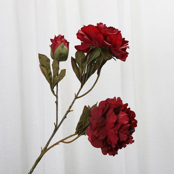 decorative flowers & wreaths 1 branch colorful peony silk artificial autumn flower for diy garden decor room wedding fake home livin i0n0
decorative flowers & wreaths 1 branch colorful peony silk artificial autumn flower for diy garden decor room wedding fake home livin i0n0