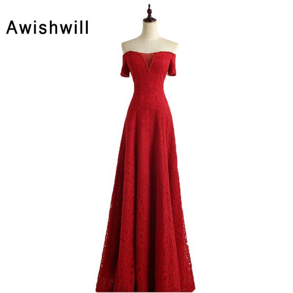party dresses simple design red formal dress off the shoulder a-line floor length lace evening corset back customized, White;black
party dresses simple design red formal dress off the shoulder a-line floor length lace evening corset back customized, White;black
