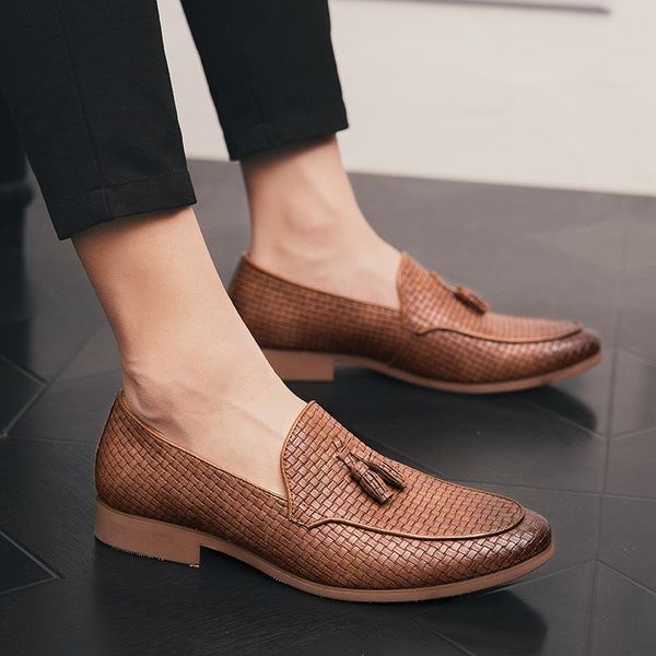 dress shoes tassels mens leather loafers men breathable formal wedding herren schuhe italienisch 2021, Black
dress shoes tassels mens leather loafers men breathable formal wedding herren schuhe italienisch 2021, Black