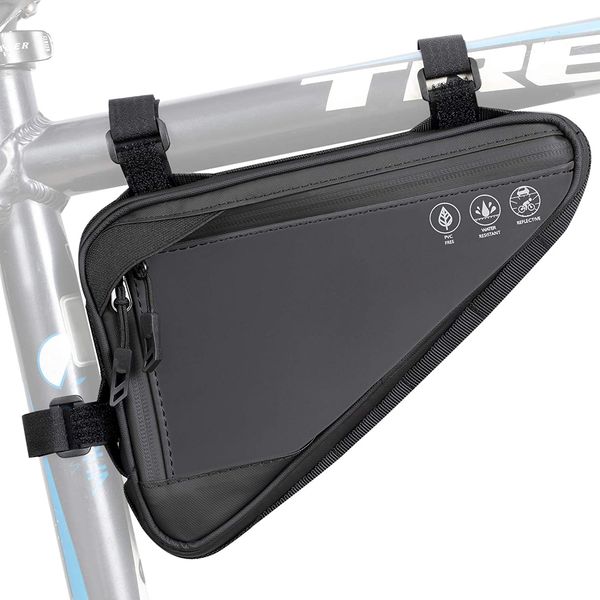 bike triangle frame bag, waterproof reflective bicycle front handlebar bag strap-on saddle cycling pouch storage tube bag
bike triangle frame bag, waterproof reflective bicycle front handlebar bag strap-on saddle cycling pouch storage tube bag