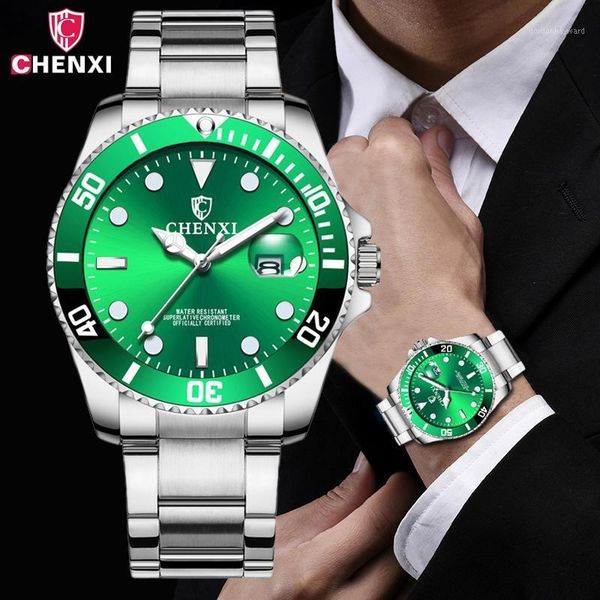 men's watch luxury business men green dial calendar watches fashion male clock wrist relogio masculino wristwatches, Slivery;brown
men's watch luxury business men green dial calendar watches fashion male clock wrist relogio masculino wristwatches, Slivery;brown