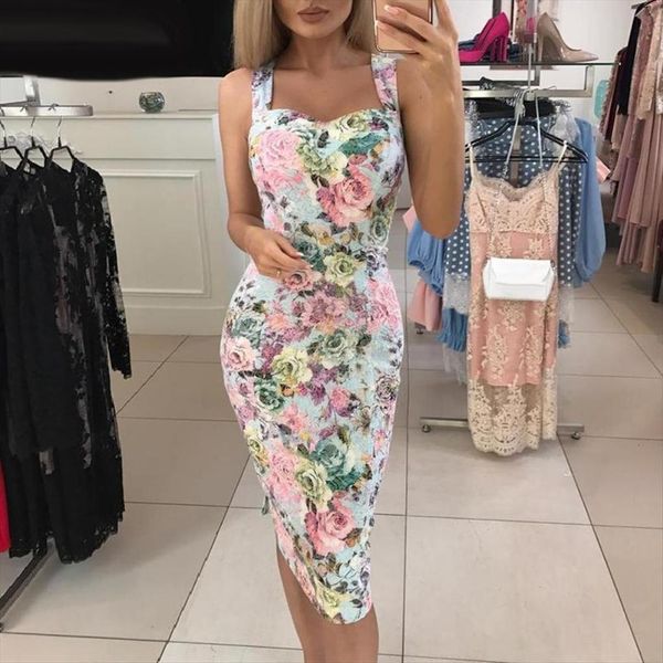 evening party vintage rose women dress flower print sleeveless bodycon midi female summer club, Black;gray
evening party vintage rose women dress flower print sleeveless bodycon midi female summer club, Black;gray
