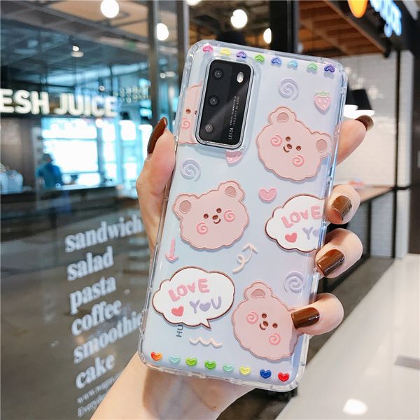 cute cartoon bear phone case for huawei p20 lite p30 p40 pro nova 3 4 5 6 5t y9 2019 mate 20 30 for honor 8x 20 soft back cover
cute cartoon bear phone case for huawei p20 lite p30 p40 pro nova 3 4 5 6 5t y9 2019 mate 20 30 for honor 8x 20 soft back cover