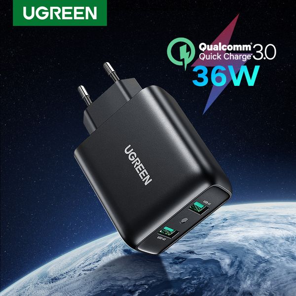 ugreen usb charger quick 3.0 charge 36w fast mobile phone charger adapter for samsung xiaomi qc 3.0 charger for huawei
ugreen usb charger quick 3.0 charge 36w fast mobile phone charger adapter for samsung xiaomi qc 3.0 charger for huawei