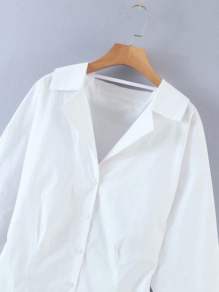 new es 2021 white women's shirts engraved collar long sleeve female elegant ladies avxu, White;black
new es 2021 white women's shirts engraved collar long sleeve female elegant ladies avxu, White;black
