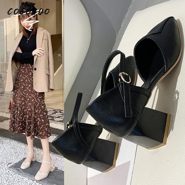 dress shoes casual women's work single korean fashion 2021 summer sandals tide baotou wild non-slip thick heel, Black
dress shoes casual women's work single korean fashion 2021 summer sandals tide baotou wild non-slip thick heel, Black