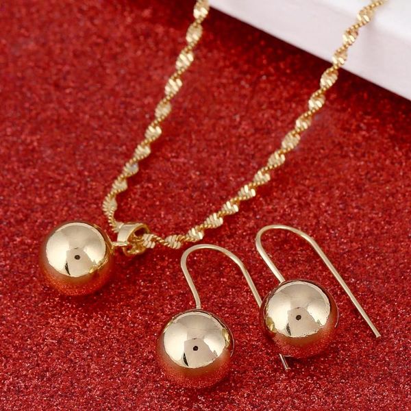 earrings & necklace gold color bead jewelry sets round ball pendant chain for women arab africa ethiopian, Silver
earrings & necklace gold color bead jewelry sets round ball pendant chain for women arab africa ethiopian, Silver