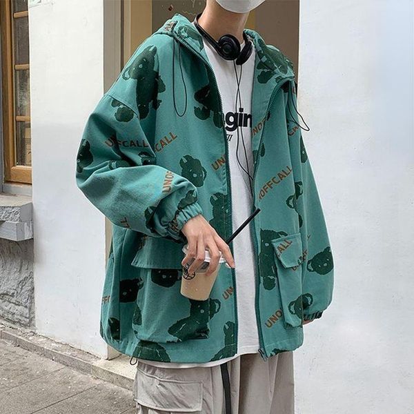 men's jackets tooling jacket korean man autumn print coat style trendy handsome all-match casual clothes fashion men, Black;brown
men's jackets tooling jacket korean man autumn print coat style trendy handsome all-match casual clothes fashion men, Black;brown