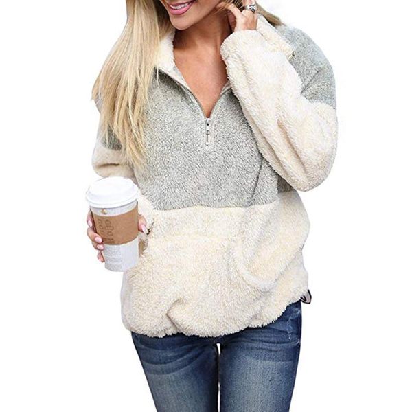 women's hoodies & sweatshirts zogaa women casual zipper loose blouses long sleeve high collar pullover pockets for, Black
women's hoodies & sweatshirts zogaa women casual zipper loose blouses long sleeve high collar pullover pockets for, Black