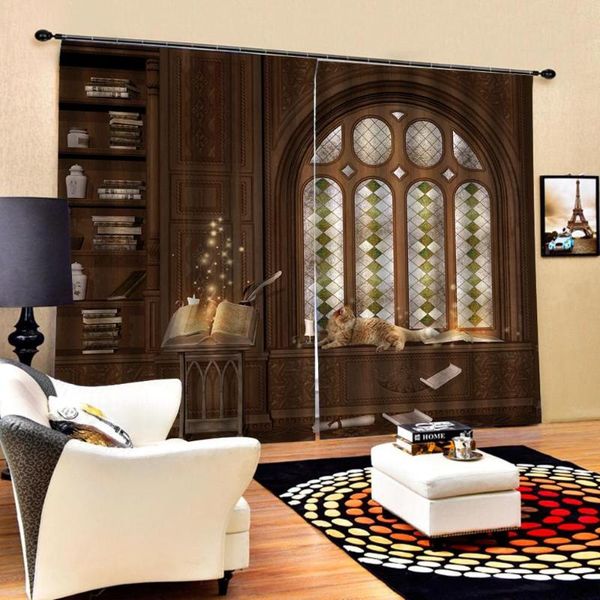 curtain & drapes 3d luxury blackout window living room brown curtains door decoration
curtain & drapes 3d luxury blackout window living room brown curtains door decoration