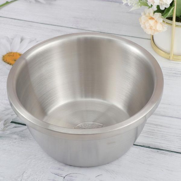 hooks & rails stainless steel thickened vegatable basin round mixing bowl washing for kitchen home (18cm)
hooks & rails stainless steel thickened vegatable basin round mixing bowl washing for kitchen home (18cm)