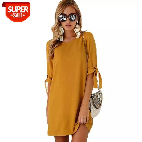 2020 autumn o neck half sleeve women mini loose casual dress 6 colors ladies black slim straight dresses streetwesar vestidos #lf07, White;black
2020 autumn o neck half sleeve women mini loose casual dress 6 colors ladies black slim straight dresses streetwesar vestidos #lf07, White;black