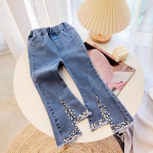 jeans children pearl boot cut pant spring autumn denim pants kids baby girl fashion trousers 3-10y wz22, Blue
jeans children pearl boot cut pant spring autumn denim pants kids baby girl fashion trousers 3-10y wz22, Blue