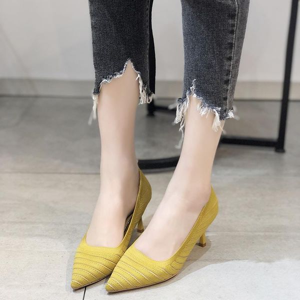 dress shoes elegant black high heels shallow mouth women professional work pointed toe stiletto knitted pumps single 2021
dress shoes elegant black high heels shallow mouth women professional work pointed toe stiletto knitted pumps single 2021