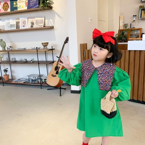 girl's dresses spring 2021 korean dress baby girls hubble bubble sleeve big lapel princess pure color, Red;yellow
girl's dresses spring 2021 korean dress baby girls hubble bubble sleeve big lapel princess pure color, Red;yellow