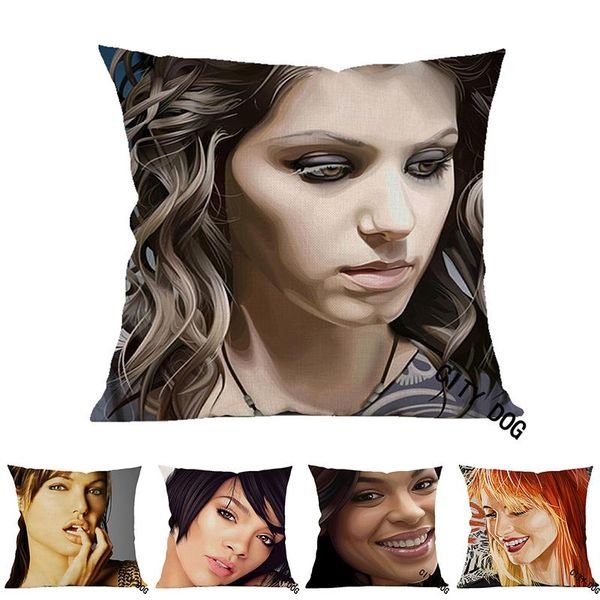 cushion/decorative pillow 45*45cm square portraits of famous stars in europe and america case cushion cover car sofa decoration cushions
cushion/decorative pillow 45*45cm square portraits of famous stars in europe and america case cushion cover car sofa decoration cushions
