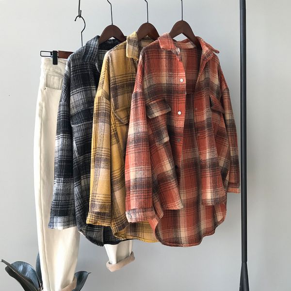 2021 new shirt women autumn shirts long sleeve plaid collar blouse coat idoq, Gray
2021 new shirt women autumn shirts long sleeve plaid collar blouse coat idoq, Gray