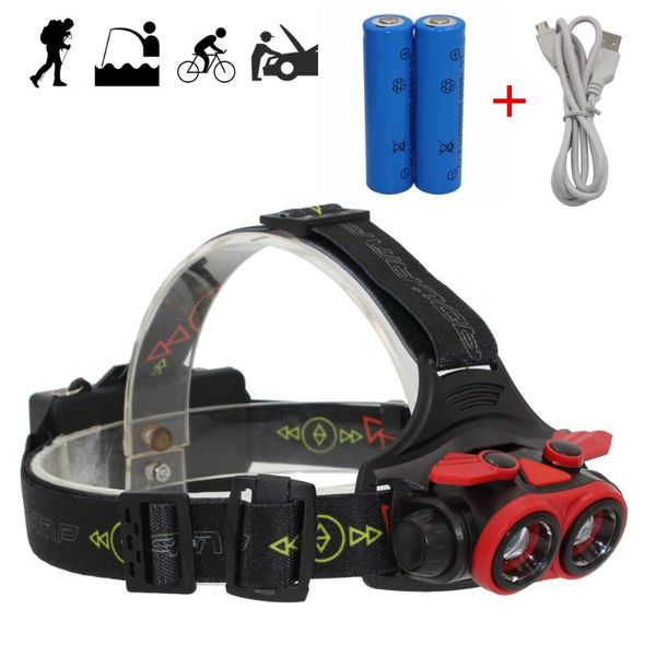 usb rechargeable headlight zoom headlamp led head lamp 2x xm-l t6 led white light + 18650 battery + usb charger
usb rechargeable headlight zoom headlamp led head lamp 2x xm-l t6 led white light + 18650 battery + usb charger