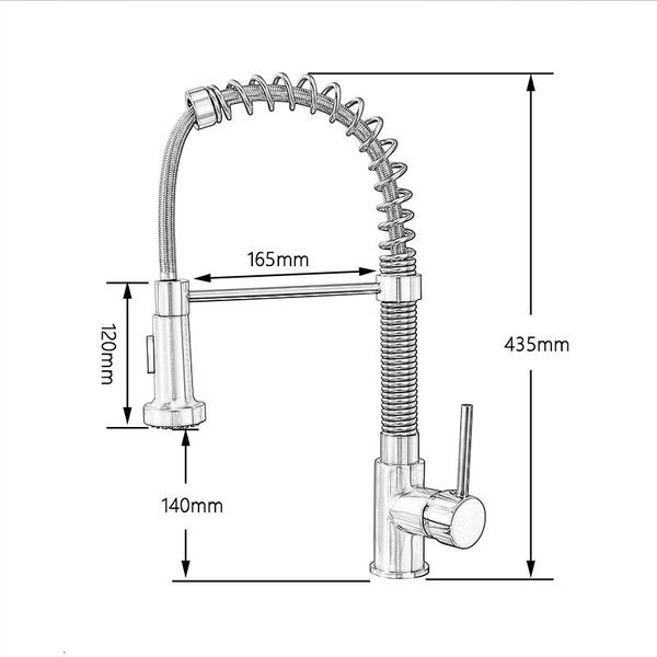 kitchen faucets pull down spring faucet 360 rotation single home 2-way spray stream spout wash cold mixer crane tap 66i6
kitchen faucets pull down spring faucet 360 rotation single home 2-way spray stream spout wash cold mixer crane tap 66i6