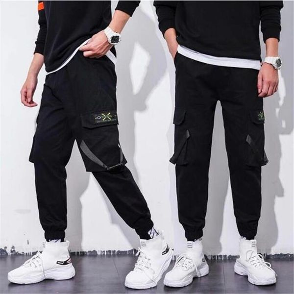 cargo loose hip hop streetwear women pant joggers korean pocket patchwork harem ankle length trousers techwear males, Black
cargo loose hip hop streetwear women pant joggers korean pocket patchwork harem ankle length trousers techwear males, Black