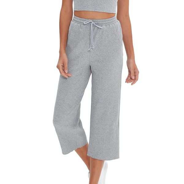 women's pants & capris casual women cotton sweatshirt wide leg with pockets m30191, Black;white
women's pants & capris casual women cotton sweatshirt wide leg with pockets m30191, Black;white