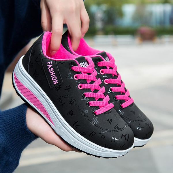 dress shoes nwedge heel shaking ew women's casual sports outdoor walking dance running large size, Black
dress shoes nwedge heel shaking ew women's casual sports outdoor walking dance running large size, Black